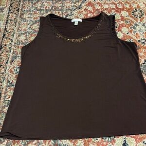 y2k brown tank